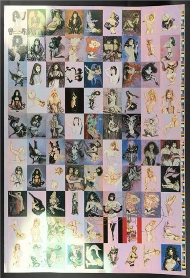 Olivia DeBerardinis | Art Nude Pin-Up Trading Cards Uncut Sheet Signed ...