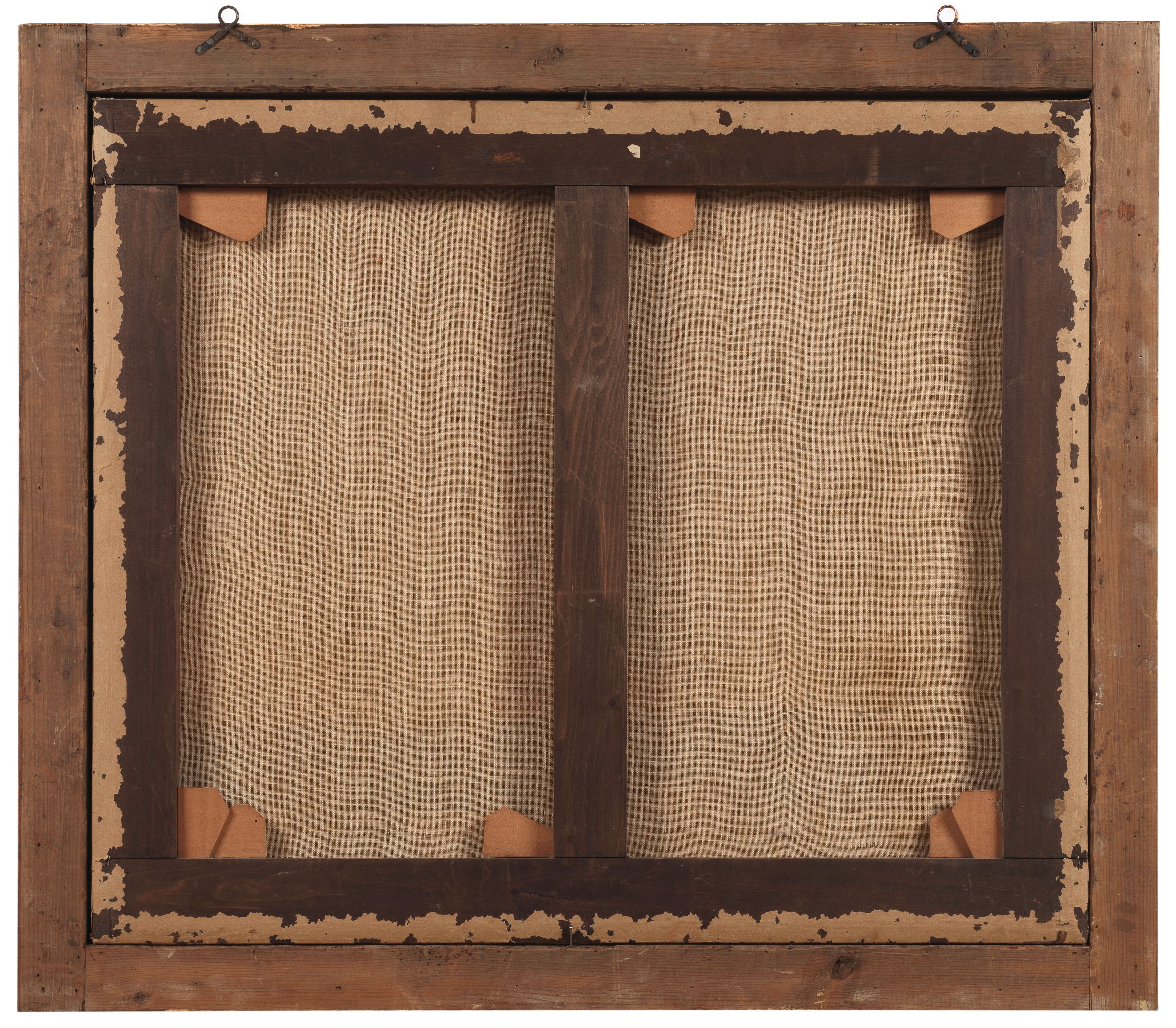 Artwork by Roman School, 17th Century, Saint Jerome writing, Made of Oil On Canvas