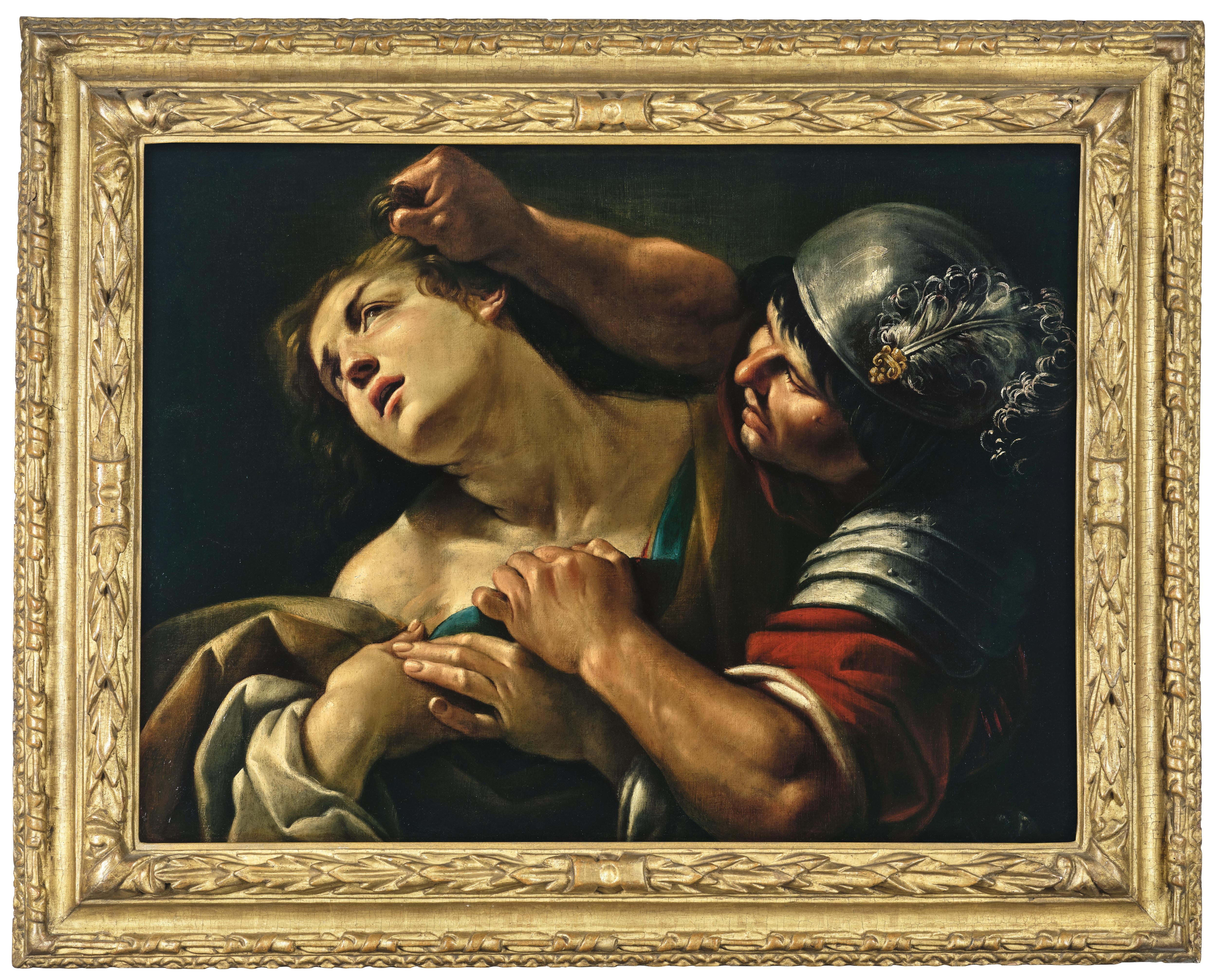 Artwork by Camillo Gavassetti, Tarquin and Lucretia, Made of Oil On Canvas