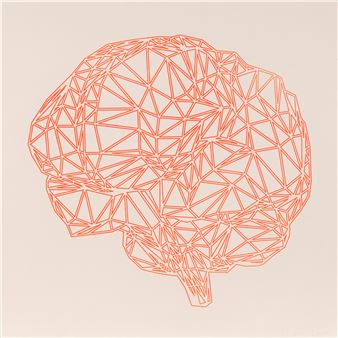 Ohne Titel (Gehirn - Peter Kogler