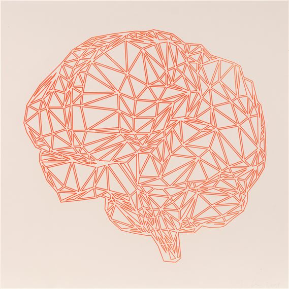 Ohne Titel (Gehirn - Peter Kogler