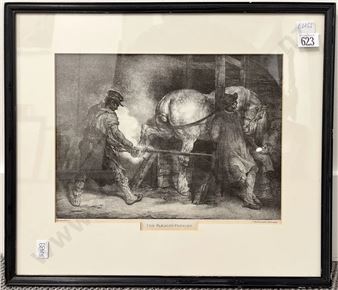 The Flemish Farrier - Jean Louis André Théodore Géricault