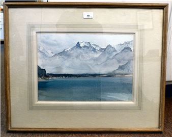 Montreux Territet - William Russell Flint