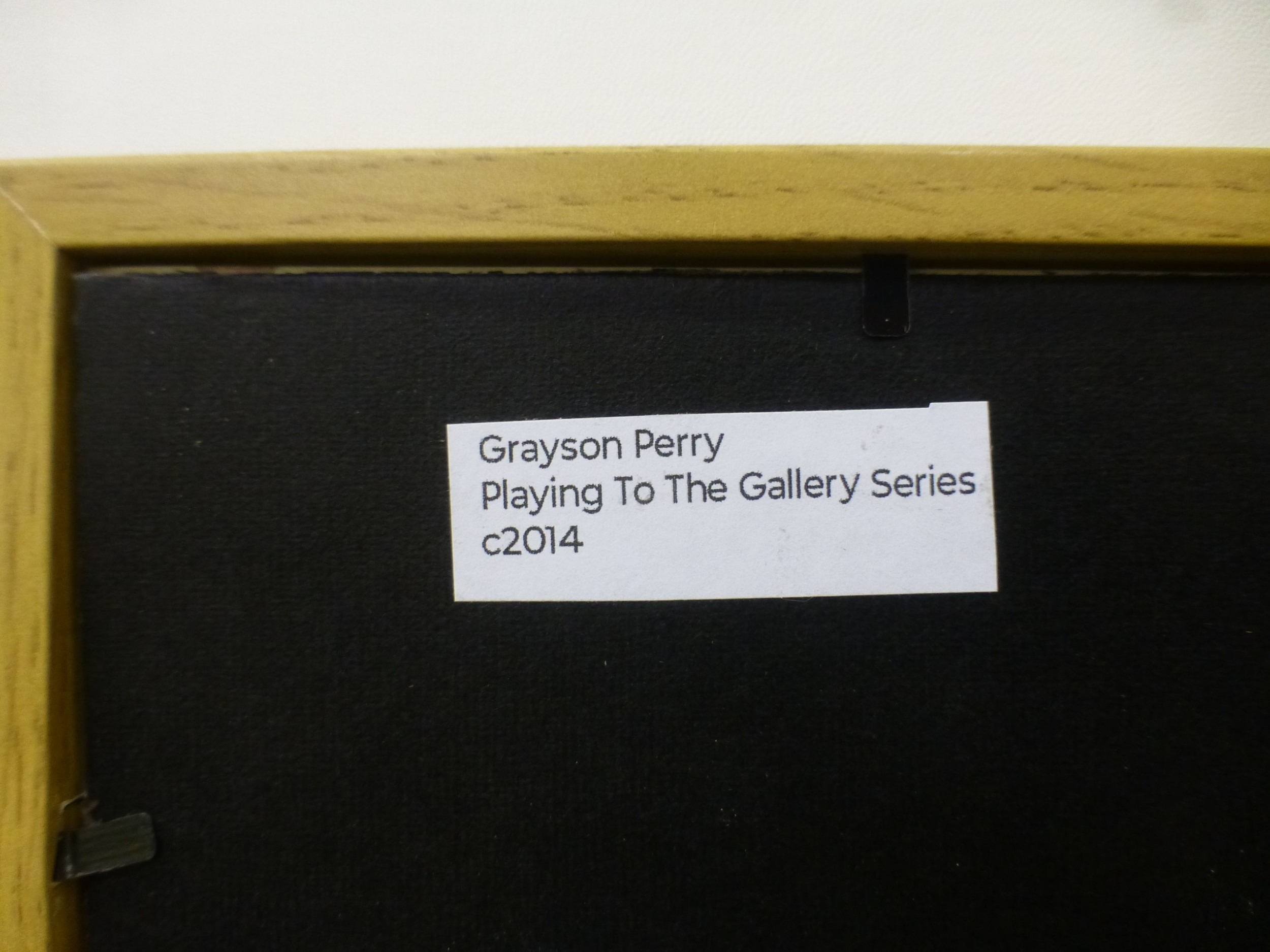 Grayson Perry | Playing to the Gallery | MutualArt