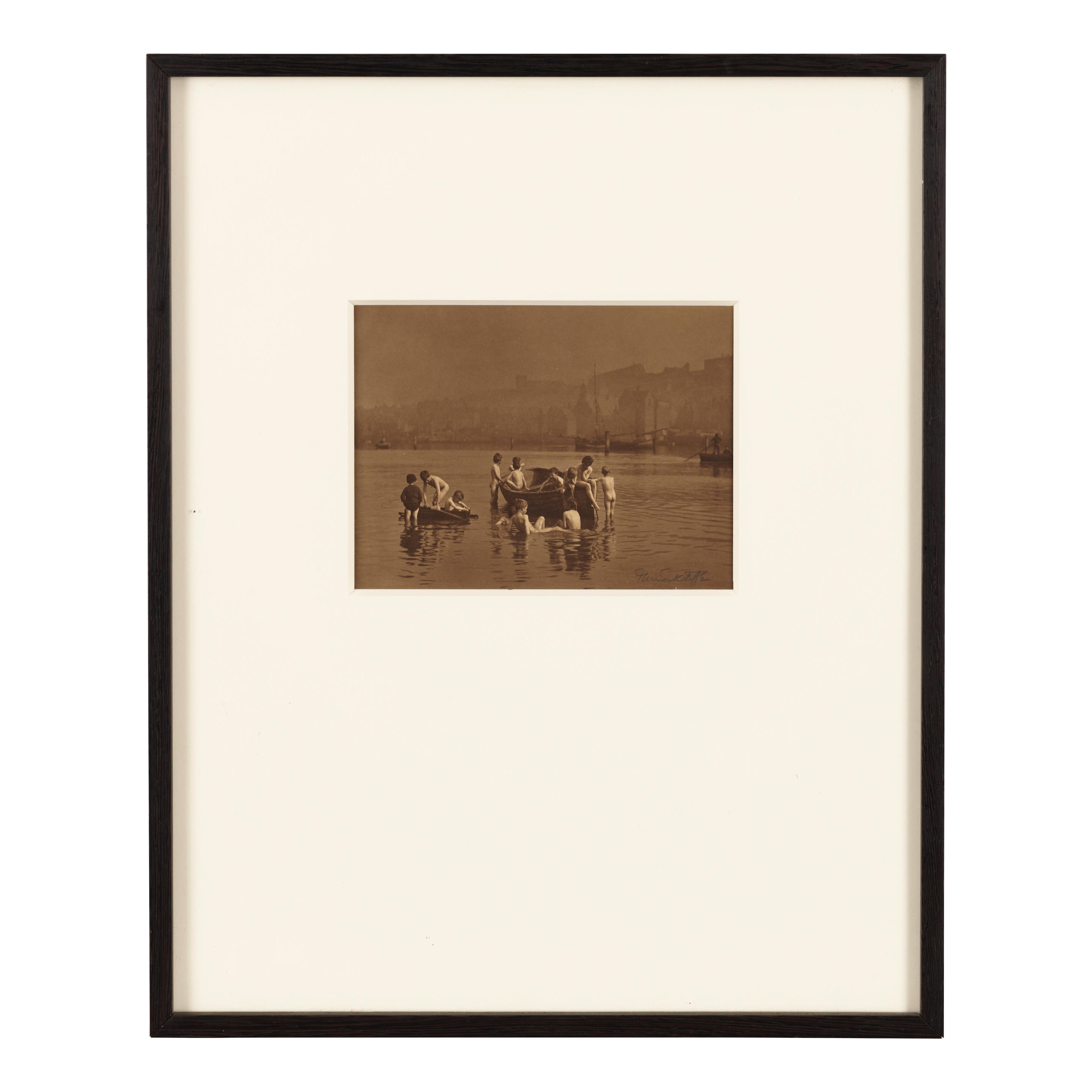 Frank Sutcliffe | 'Water Rats' (Whitby Harbor) (1886) | MutualArt