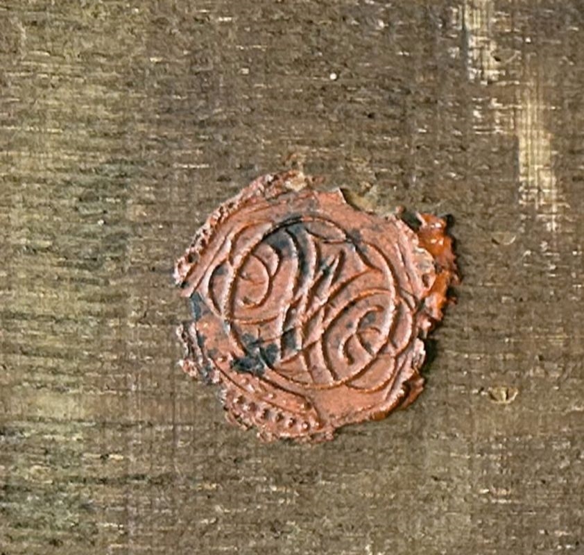 Artwork by Coenraet Conrad Roepel, Blumenstillleben in einer Vase, mit Schnecke und Marienkäfer auf einem Steinsockel, Made of oil on canvas