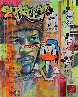Donald Duck and Jimi Hendrix - Eric Brakha