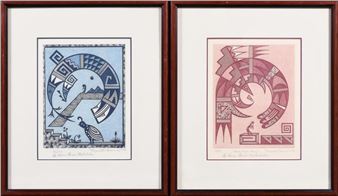 HOPI EAGLE SONG and UNTITLED - Merrill F. Quannie