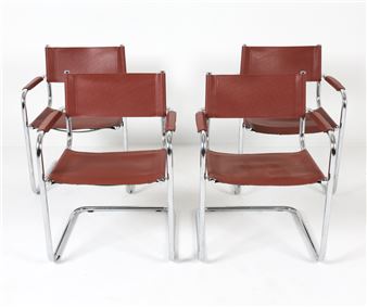 Cantilever dining chairs - Mart Stam