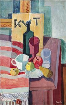 Still-life with KUT journal - János Kmetty