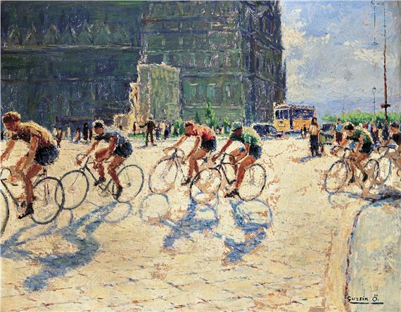 Memorial competition for freedom fighters by Ödön Guzsik, 1950