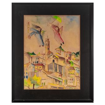 Ángeles sobre un pueblo. - Ocaña