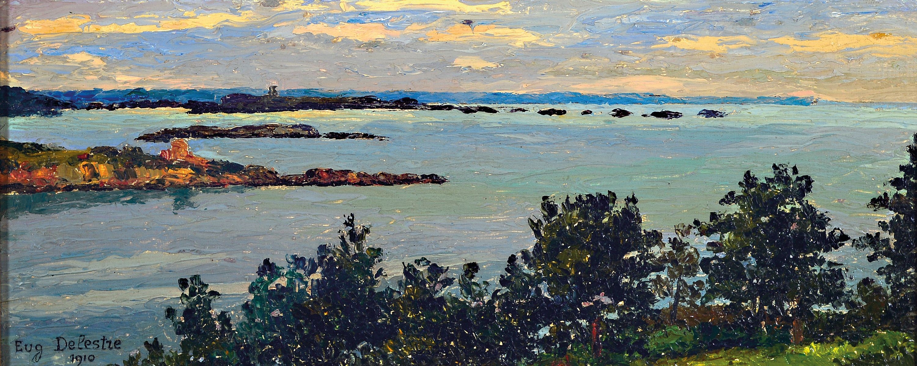 Eugène Delestre | # Les Baies de Saint Briac et de Saint Jacut # (1862 ...