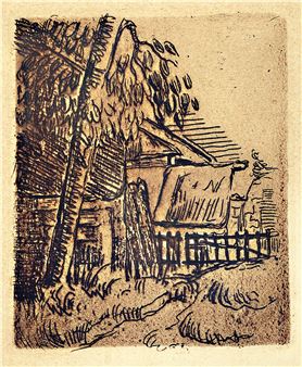 etching on Velin - Paul Cézanne