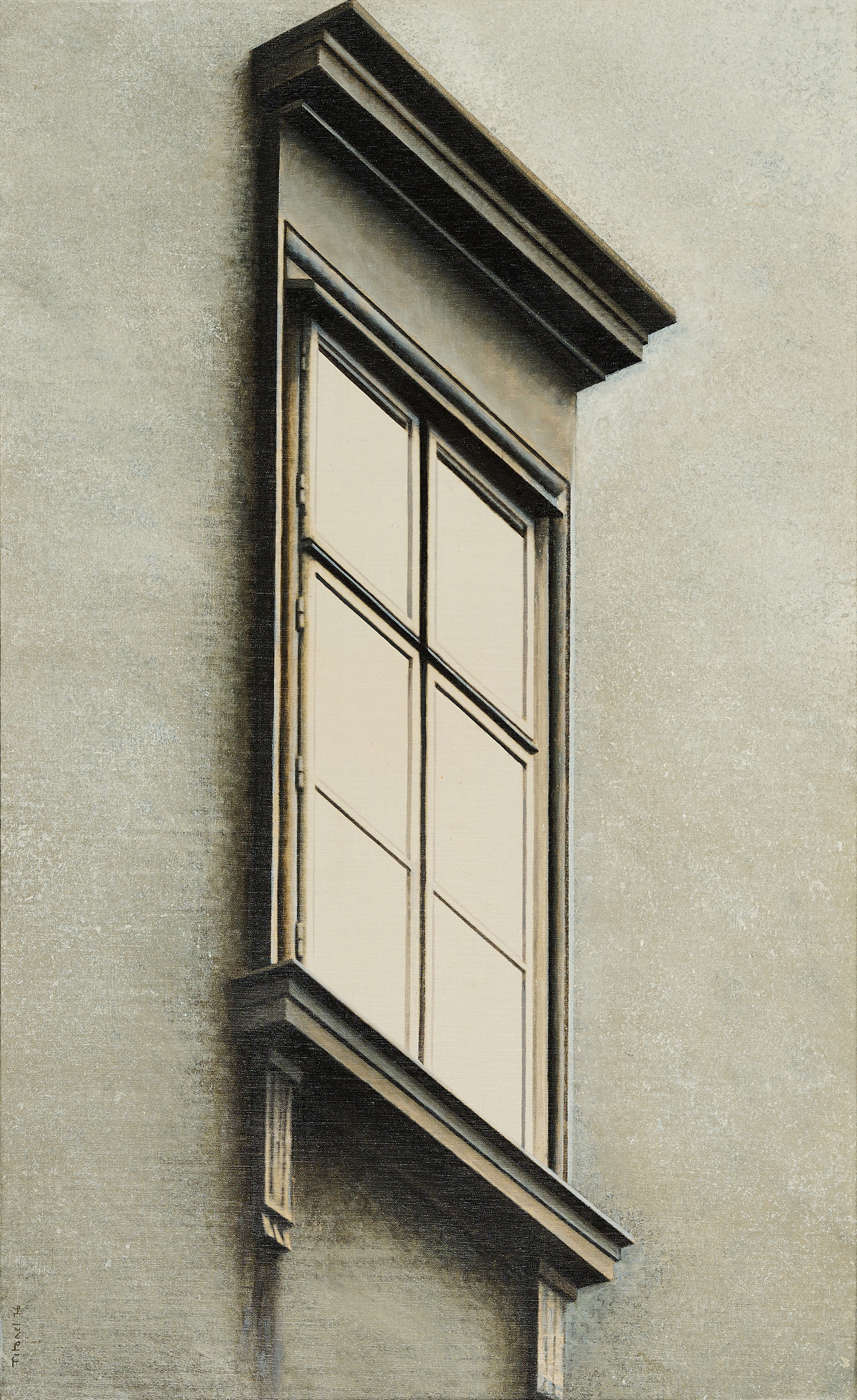 Artwork by Angelo Titonel, La finestra, Made of Acrylic On Canvas