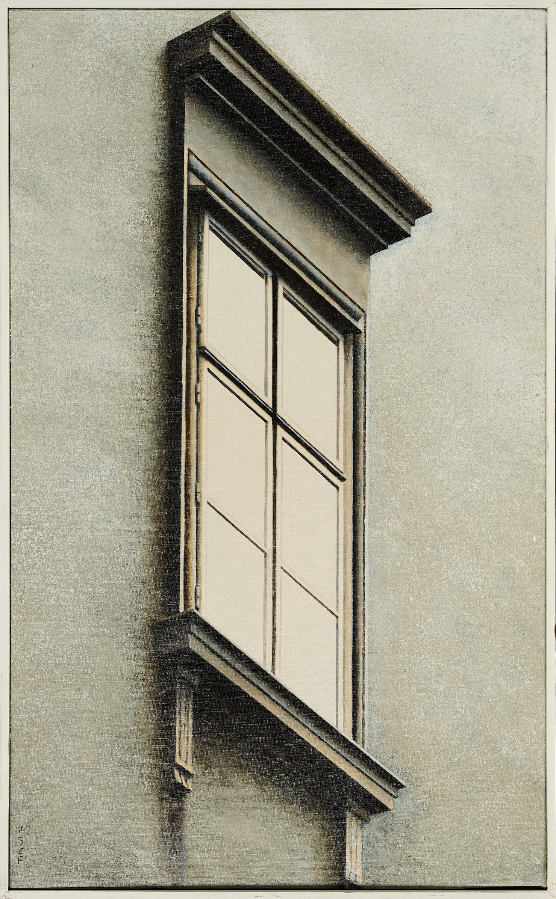 Artwork by Angelo Titonel, La finestra, Made of Acrylic On Canvas