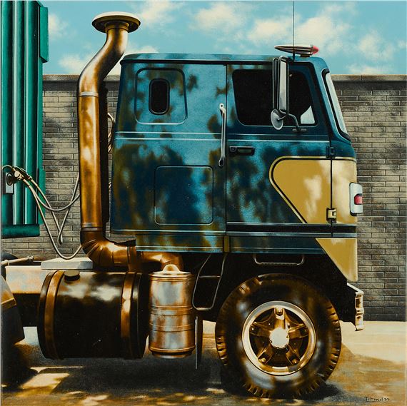 Camion e Nuvole by Angelo Titonel, 1977