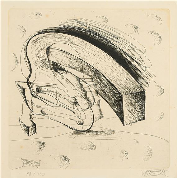 Die Zunge by Wolf Vostell, 1985