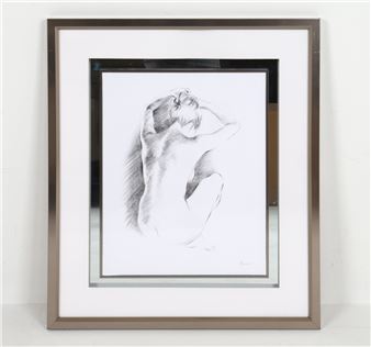 GRAPHITE NUDE FIGURE DRAWING - Deborah Pearce