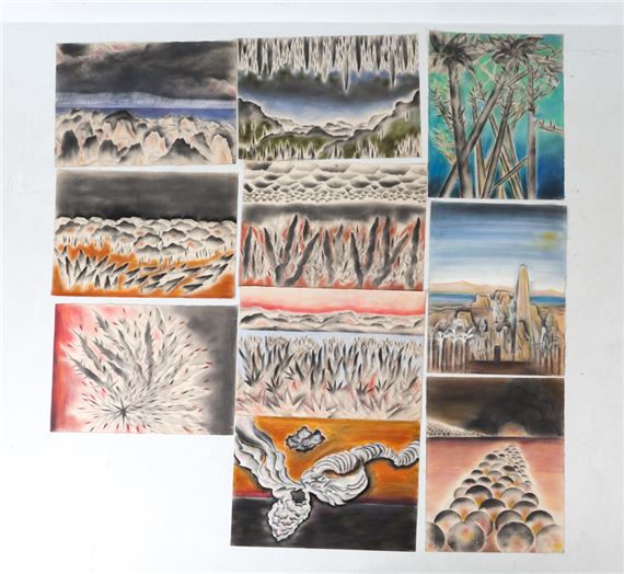 Joan Miller | ABSTRACT PASTEL GROUPING | MutualArt