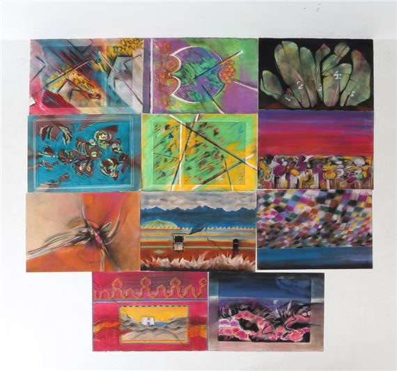 Joan Miller | ABSTRACT PASTEL GROUPING | MutualArt