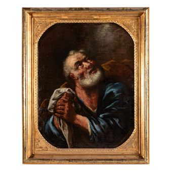 Der Heilige Petrus als Büßer - Bolognese School