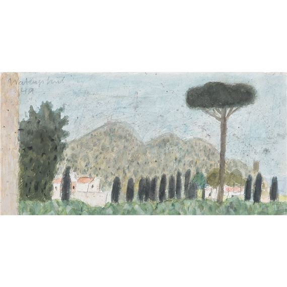 Landschaft bei Caserta by Max Peiffer Watenphul, 1949