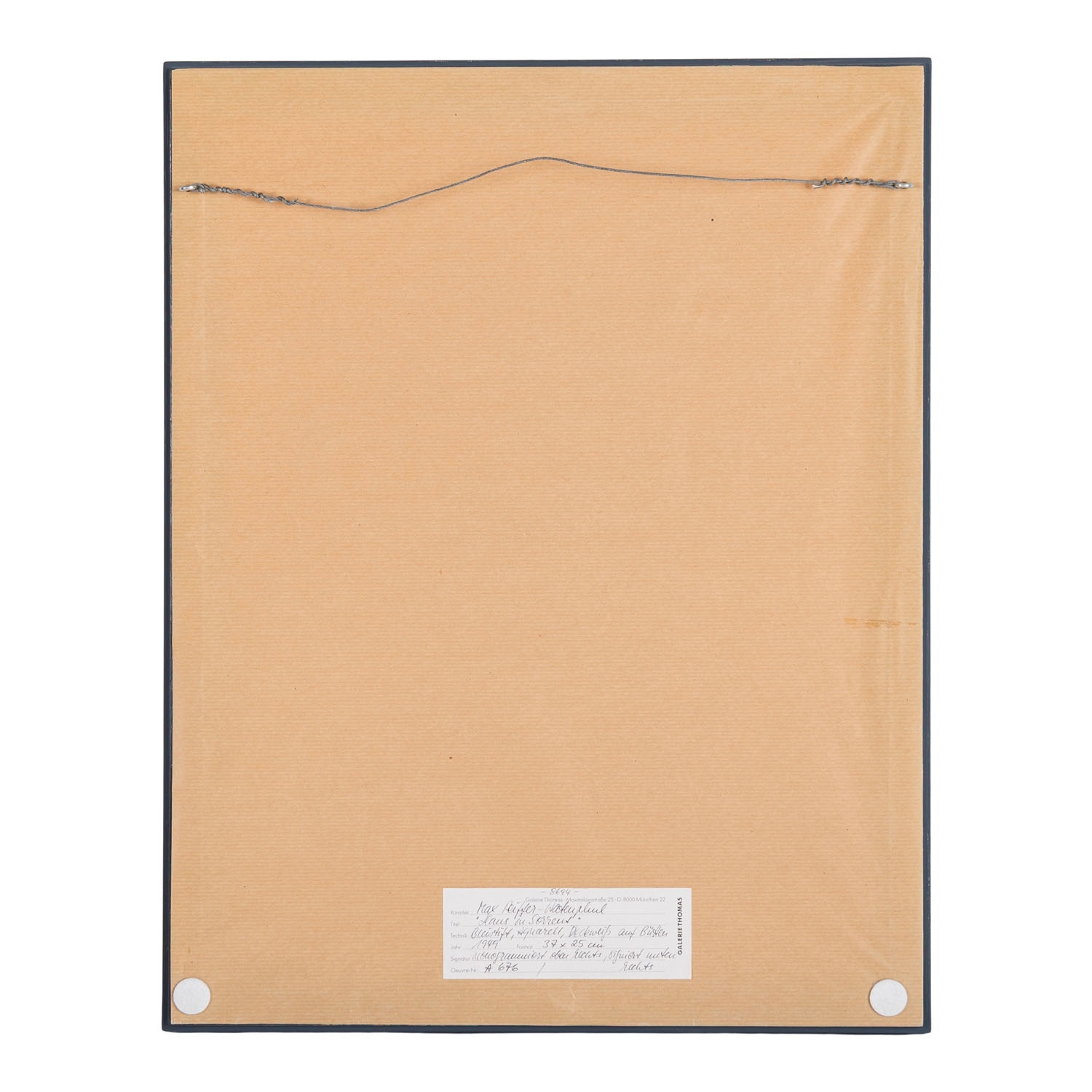 Artwork by Max Peiffer Watenphul, Haus in Sorrent, Made of Watercolour Over Pencil/Handmade Paper