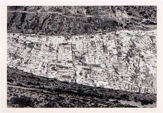Evaporating Pools, Urbamba Valley Salt Works, Peru by Edward Ranney