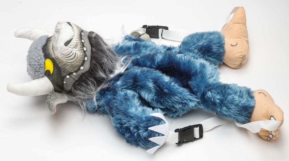 Artwork by Maurice Sendak, Bernard The Bull, Made of Cloth And Fuzzy Blue Fur