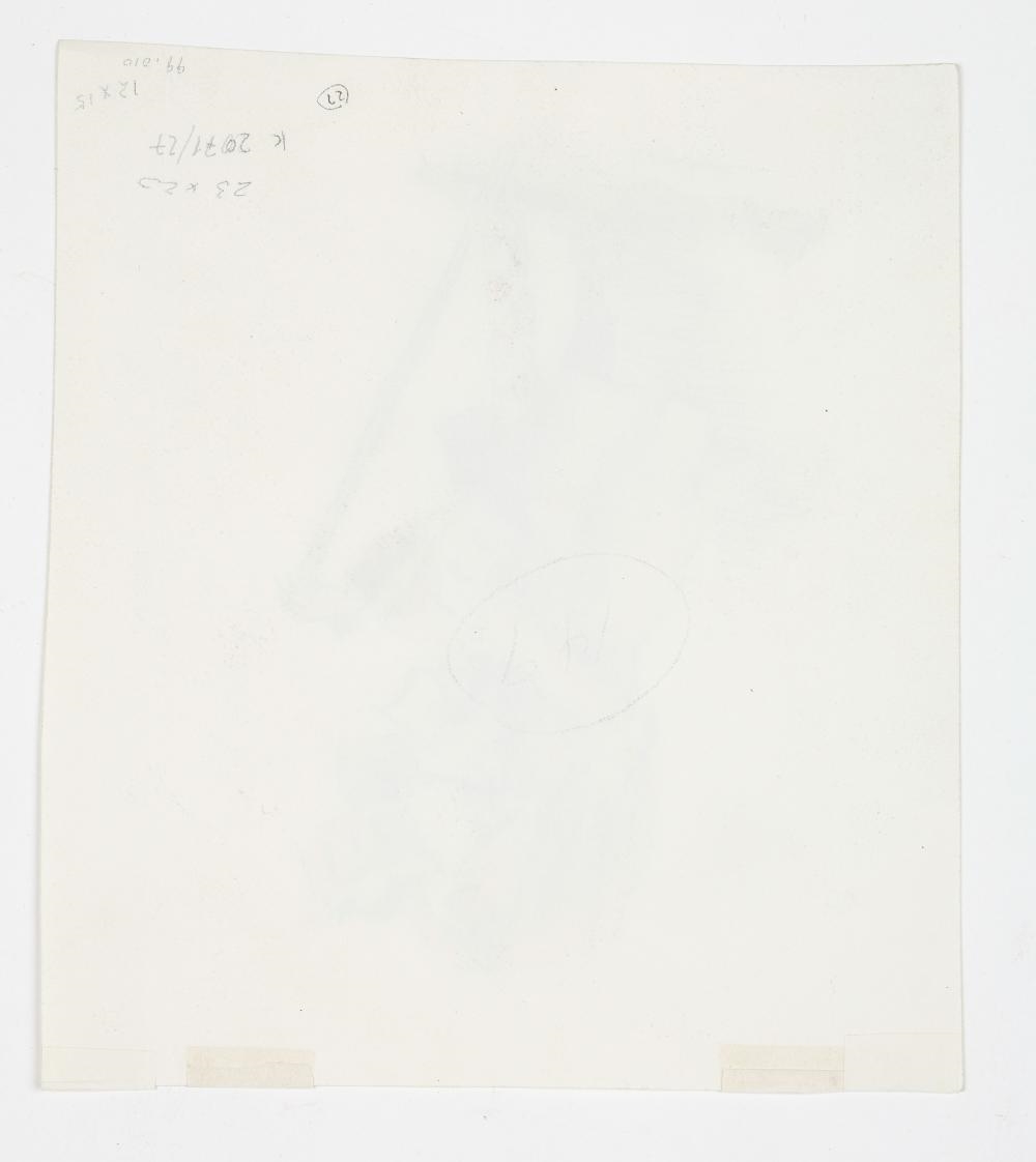 Artwork by Maurice Sendak, Signed Mixed Media of "The Languid Youth" from The Bee Man Of Orn, Made of Mixed Media