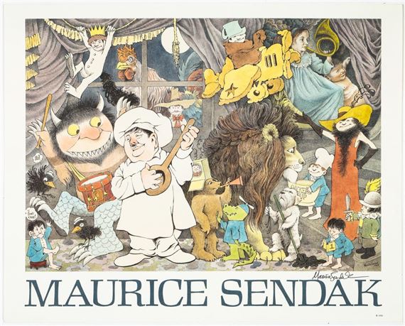 In Celebration of Maurice Sendak Signed Poster