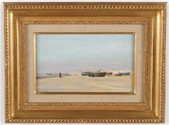 The Beach at Berck - Charles Emmanuel Joseph Roussel