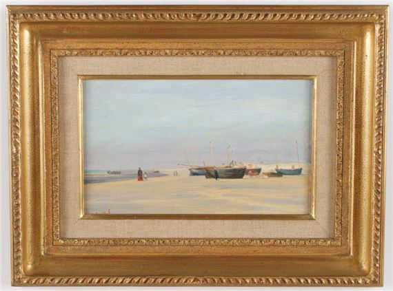 The Beach at Berck - Charles Emmanuel Joseph Roussel