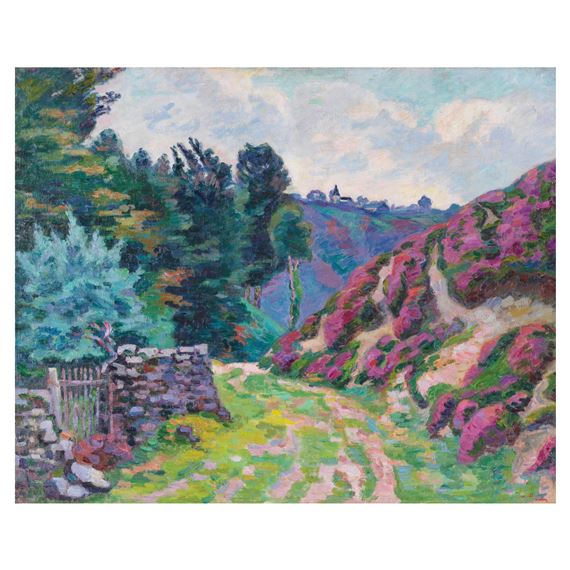 La maison du curé à Crozant by Armand Guillaumin, Painted circa 1895