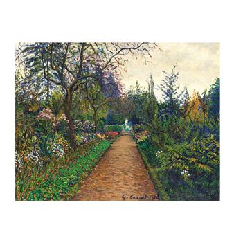 Une allée du parc du Château de Périgny-sur-Yerres - Gustave Cariot