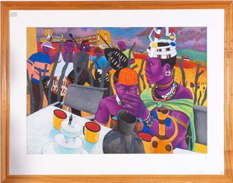 The Wedding Series: The Bride and Her Helper - Zwelethu Mthethwa