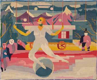 Artistin eines fahrenden Zirkus in Davos, Frühjahr 1920 - Ernst Ludwig Kirchner
