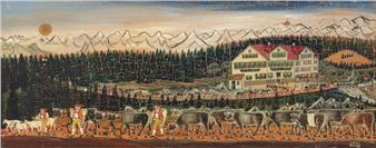 Alpaufzug - Johann Baptist Zeller