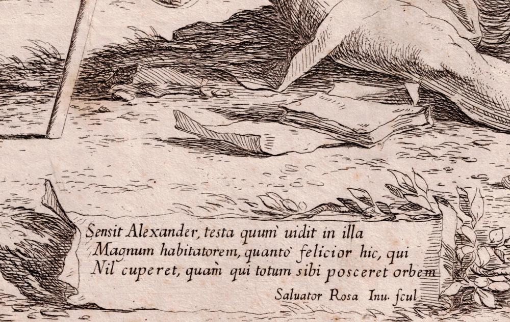 Salvator Rosa | Diogenes and Alexander (1662) | MutualArt