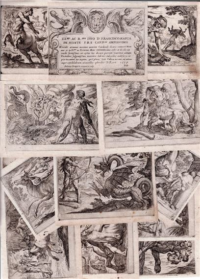 The Labours of Hercules by Antonio Tempesta, 1608