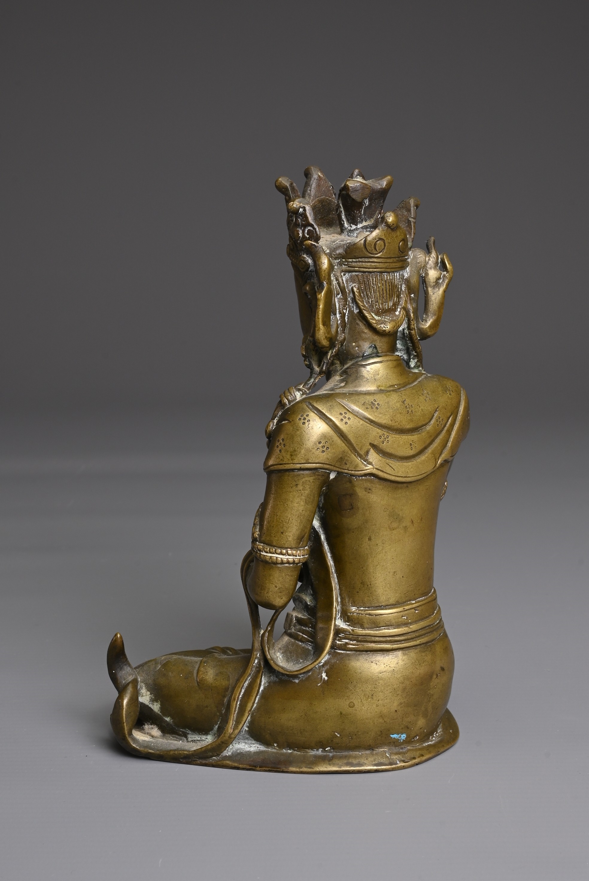 Artwork by Chinese School, A CHINESE BRONZE FIGURE OF GUANYIN, Made of Bronze