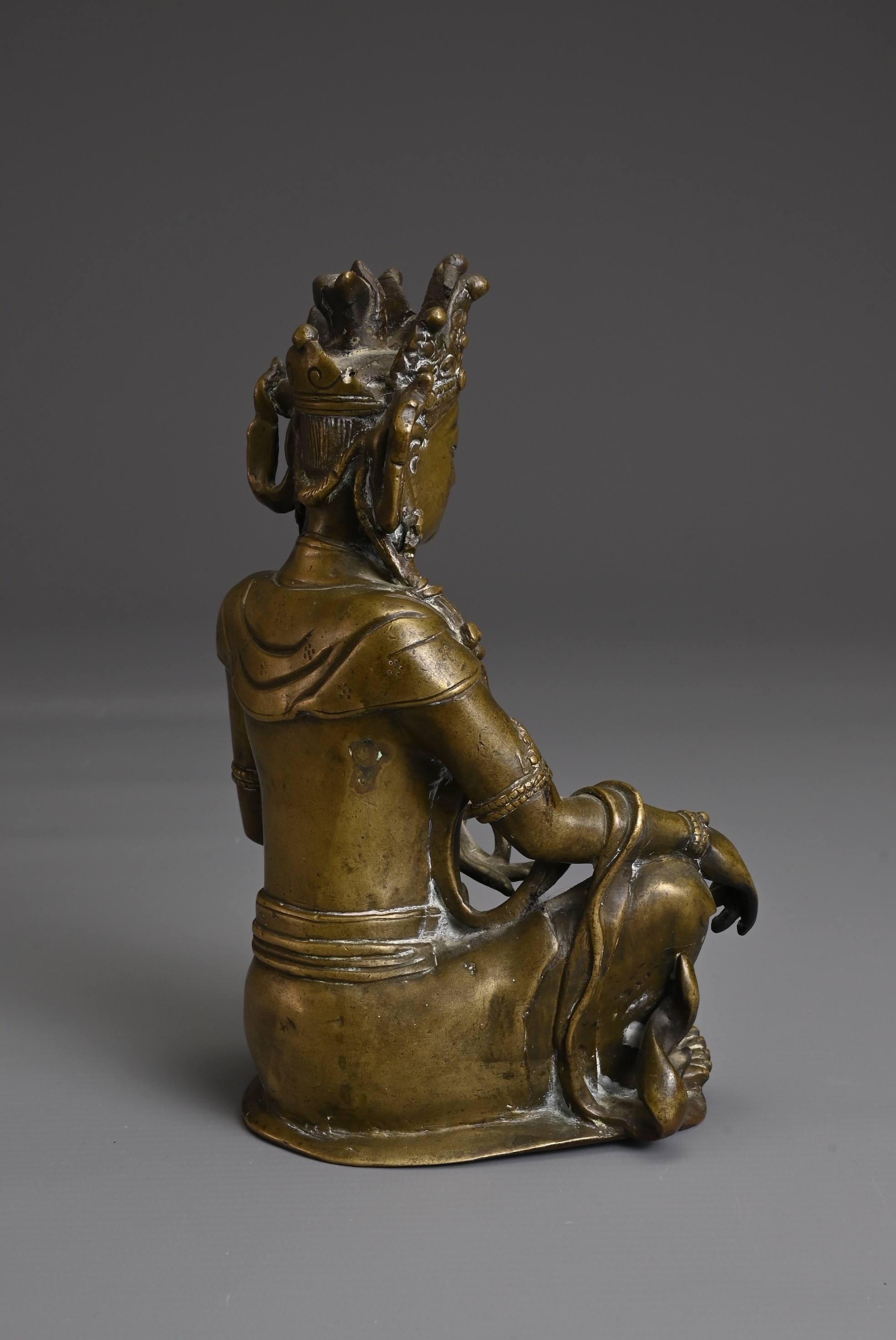 Artwork by Chinese School, A CHINESE BRONZE FIGURE OF GUANYIN, Made of Bronze