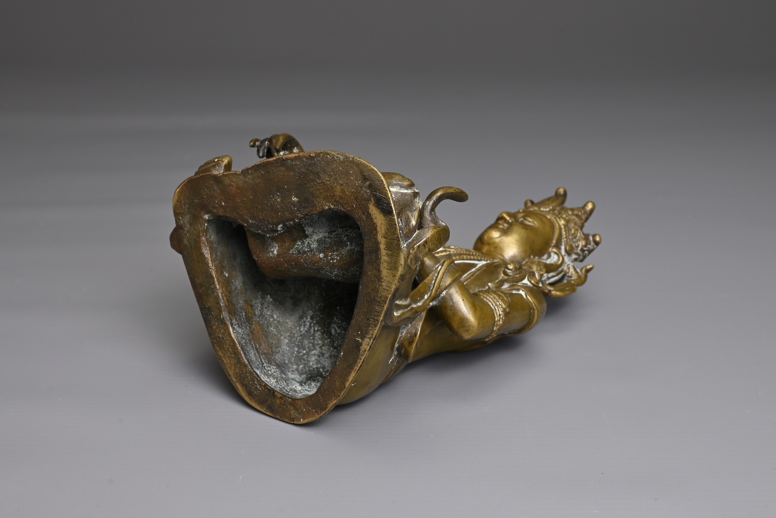 Artwork by Chinese School, A CHINESE BRONZE FIGURE OF GUANYIN, Made of Bronze