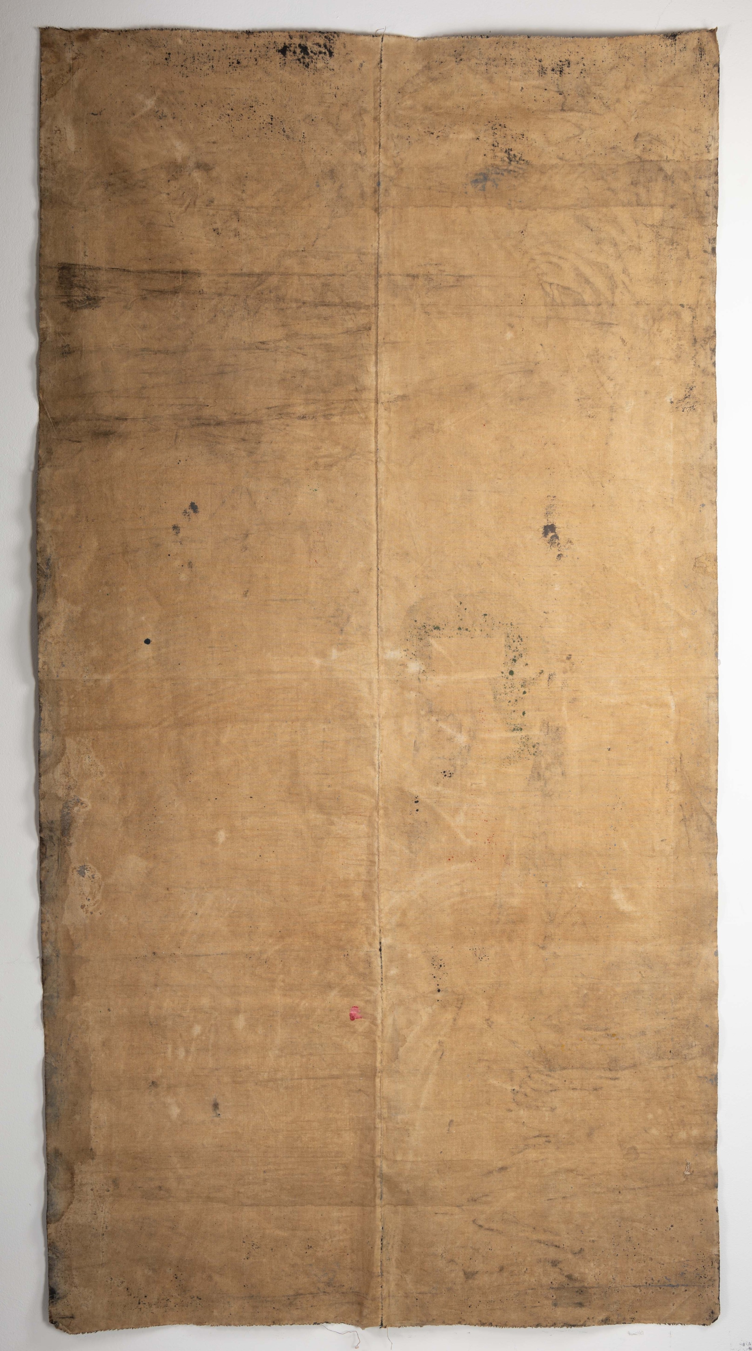 Artwork by Chinese School, A LARGE CHINESE ANCESTOR PORTRAIT ON CANVAS, Made of Canvas