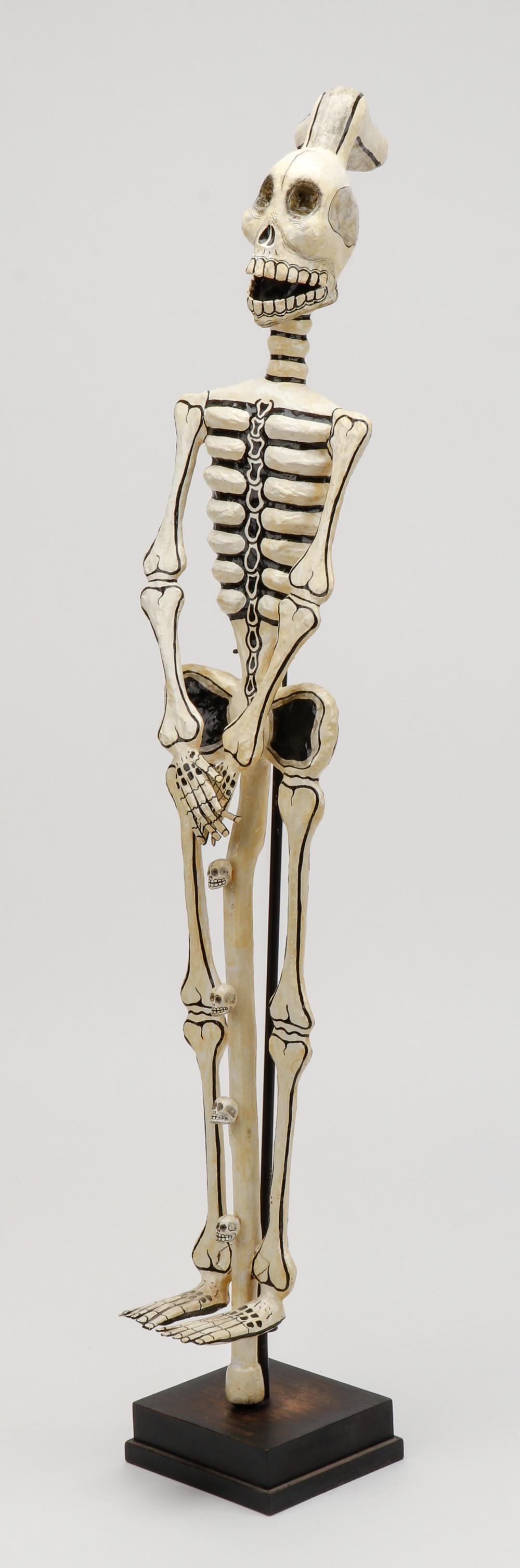 Antonio Joel Garcia | Dia de los Muertos Skeleton (Calaca) Cane | MutualArt