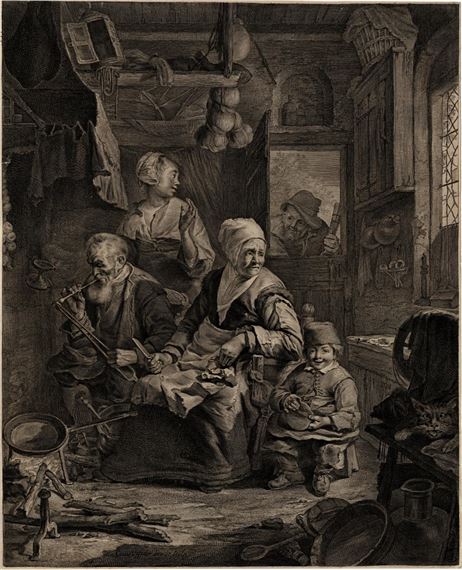 The Pancake woman by Cornelis Visscher, circa 1650