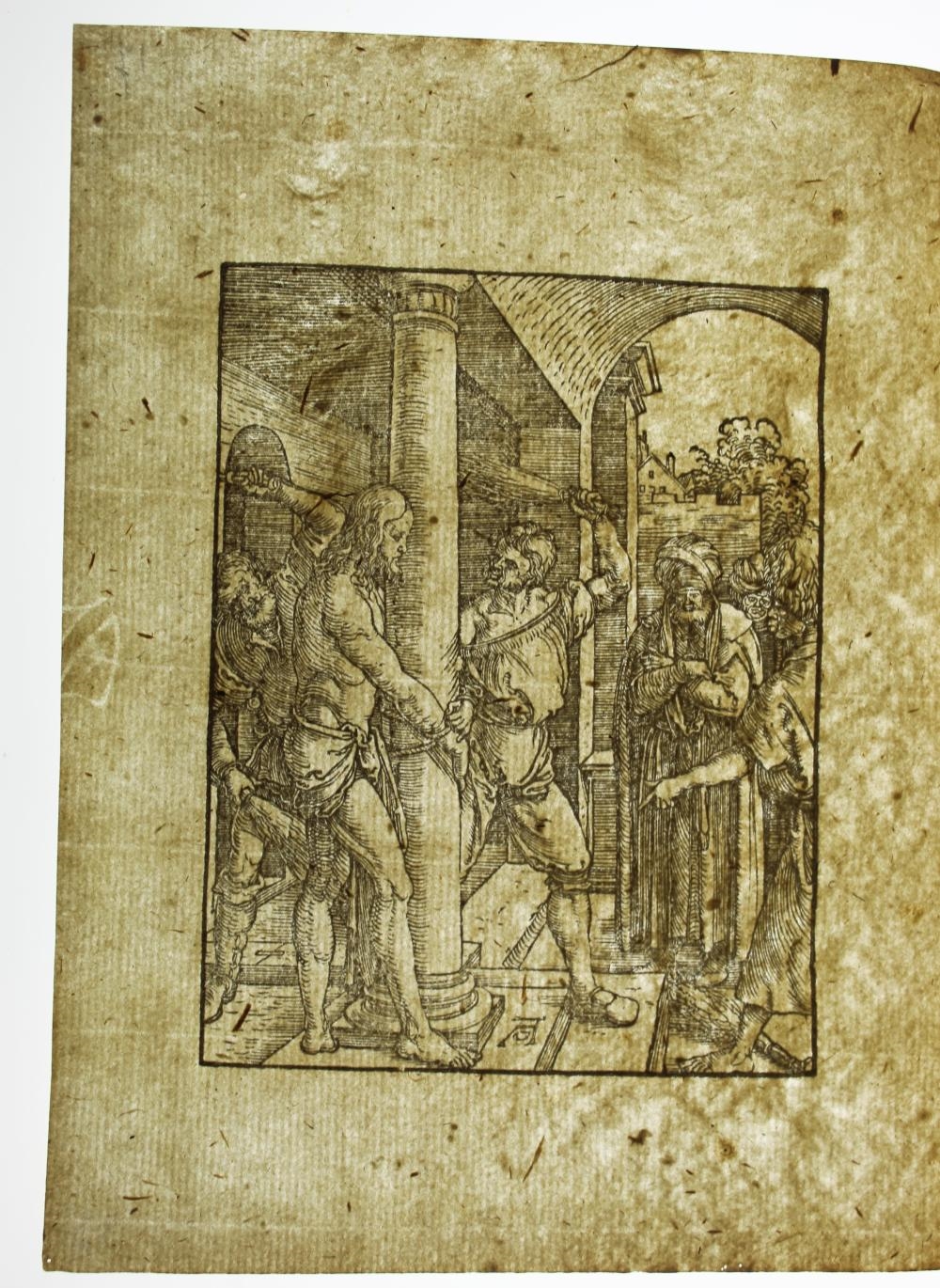 Artwork by Albrecht Dürer, Flagellation of Christ, Made of Woodcut