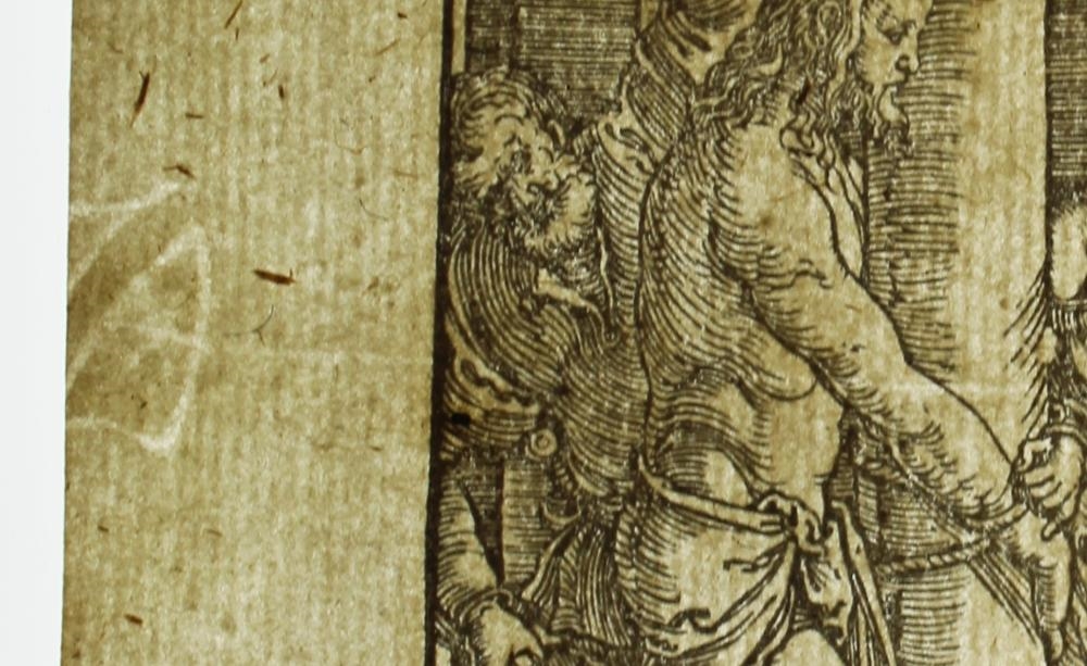 Artwork by Albrecht Dürer, Flagellation of Christ, Made of Woodcut