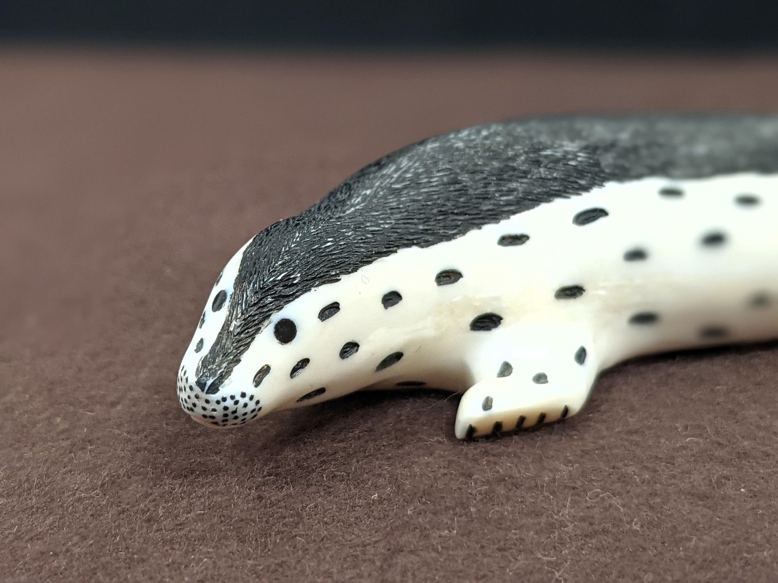 Artwork by Bert Oozevaseuk, Carved Figural Seal Sculpture, Made of Carved Figural Seal Sculpture